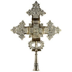 African Art- Ethiopian Coptic Processional Cross