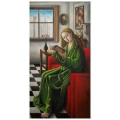 Oil Painting by Amy Hill "Reader"