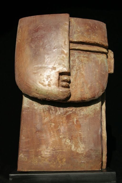 Peter Hayes "Head" ceramic sculpture