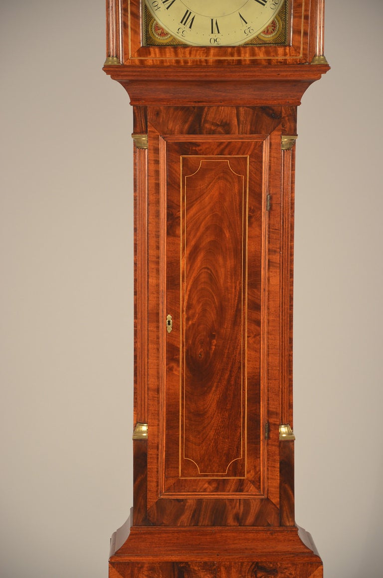 Federal Boston Tall Clock by S. Curtis For Sale