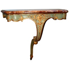 French Régence One Leg Console Table