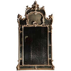 Imposing Italian Mid 18th Century Rococo Mirror