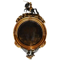 St. George and the Dragon Girandole Mirror