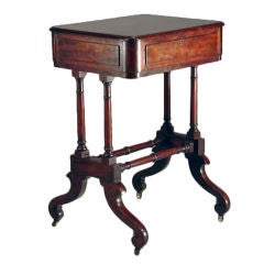 Mahogany Sewing Table