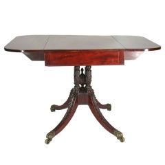 Vintage New York Mahogany Breakfast Table