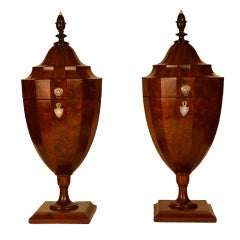 Antique English Knife Urns