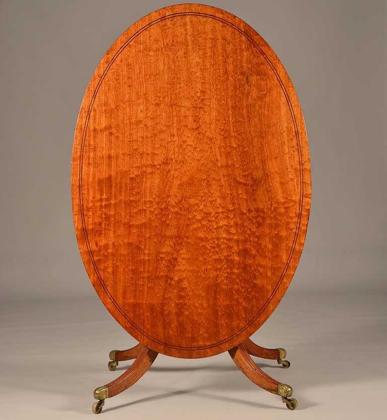 Wonderful Regency Oval Mahogany Breakfast Table