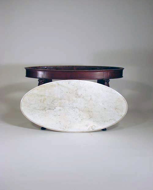 Anglo-Indian Oval Center Table For Sale 1