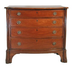 Antique German Mahogany Chest of Drawers