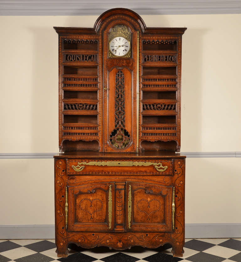 An Amazing French Clock Cupboard
