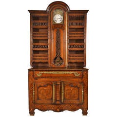 Antique An Amazing French Clock Cupboard