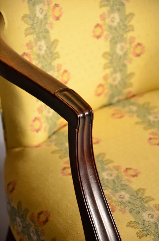 Mahogany Lolling Chair attributed to Lemuel Churchill 6