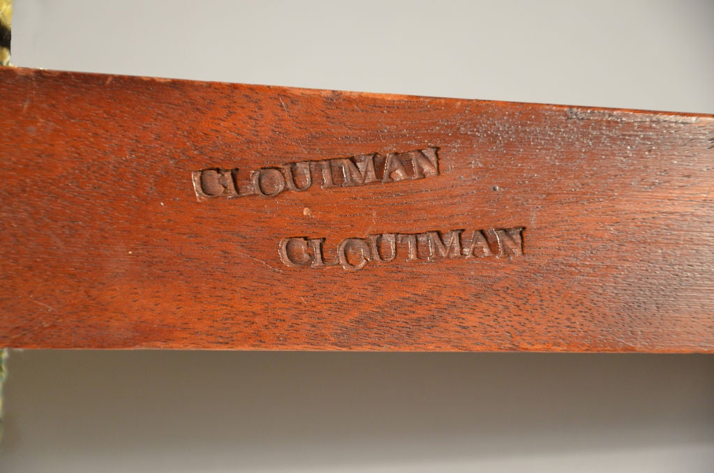 Mahogany Lolling Chair attributed to Lemuel Churchill 7