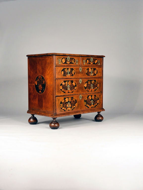 English William & Mary Chest of Drawers