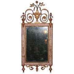 Antique Superb Small Bilboa Mirror