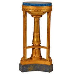 English Neoclassical Giltwood Pedestal