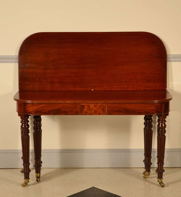 British Regency Fold-Over Banquet Table For Sale