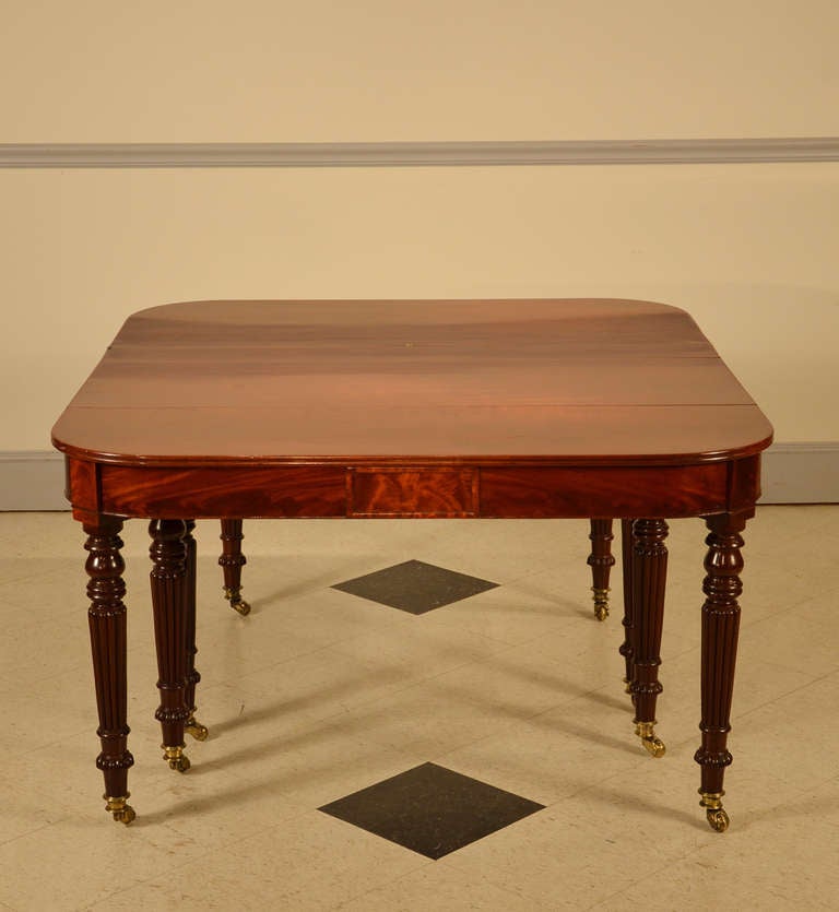 19th Century Regency Fold-Over Banquet Table For Sale