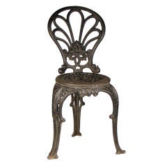 Antique Cast Iron Chair