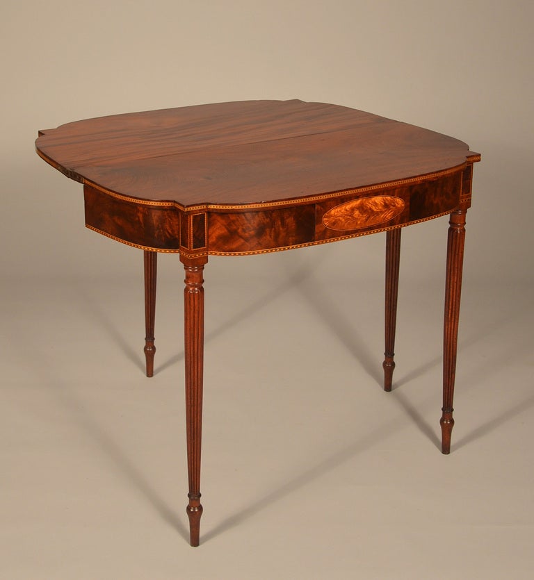 Federal Salem Mahogany Card Table