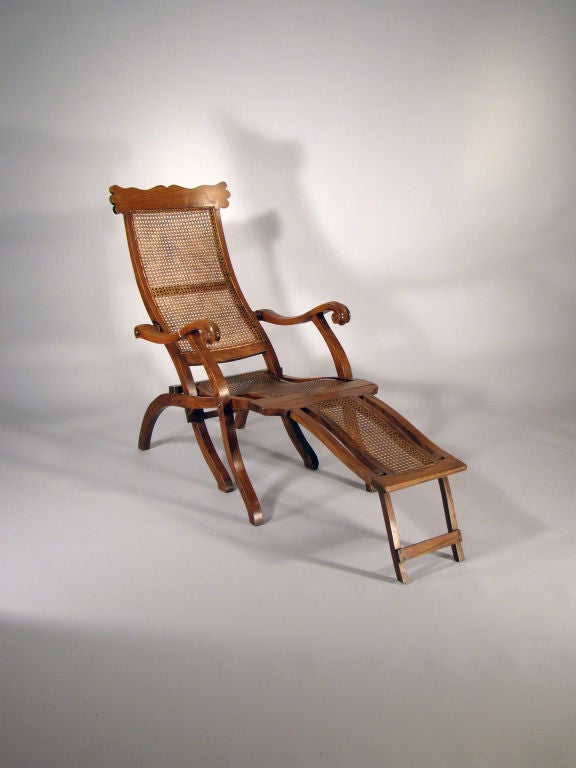 Anglo-Indian Caned Folding Chair