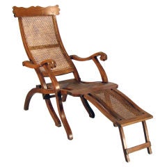Anglo-Indian Caned Folding Chair