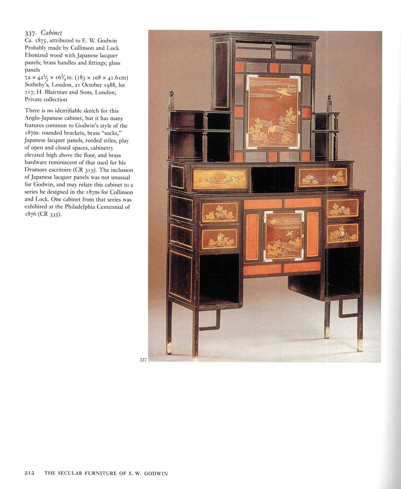 Le mobilier secrète d'E.W. Godwin (Livre) en vente 4