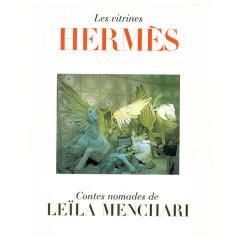 Vintage LES VITRINES HERMES. Book.