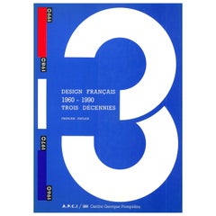 Design Francais 1960 - 1990, Trois Decennies