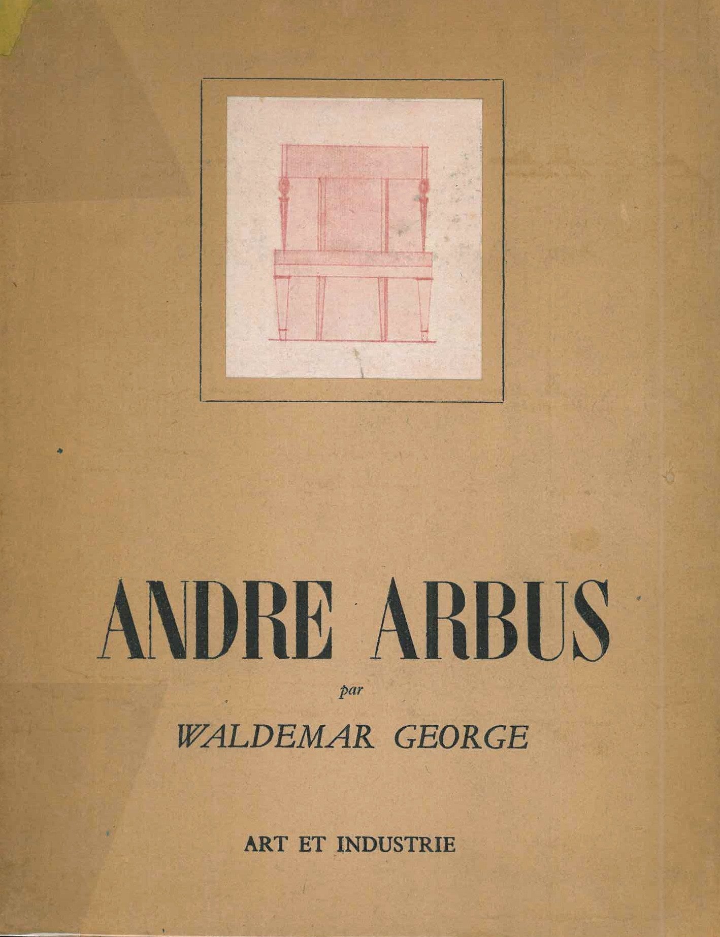 Andre Arbus by Georges Waldemar (Book) For Sale
