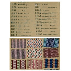 Sample Book of printed Fabrics and Textiles