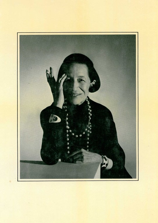 Diana Vreeland had a hand in guiding the world of fashion for approximately half of the 20th century, firstly as fashion editor of  Harper's Bazaar and then as editor in chief of Vogue. In this book she has chosen pictures by some of the great