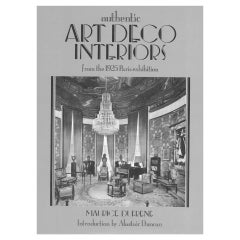 Authentic Art Deco Interiors - From The 1925 Paris Exhibition