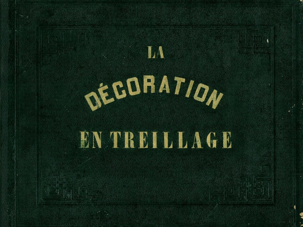 La Decoration en Treillage (Decorative Trellis Patterns) 3