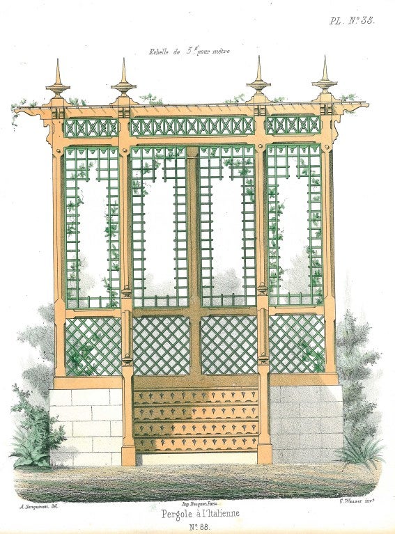 La Decoration en Treillage (Decorative Trellis Patterns) 1