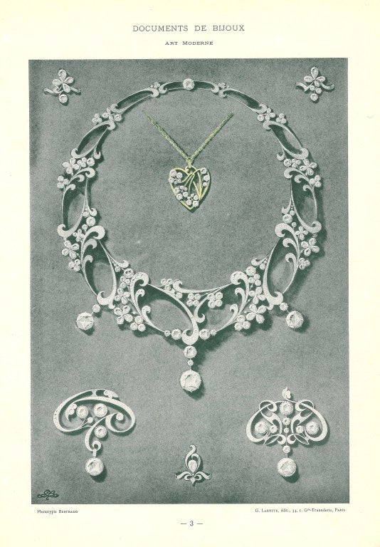 French Documents du Bijou Art Moderne