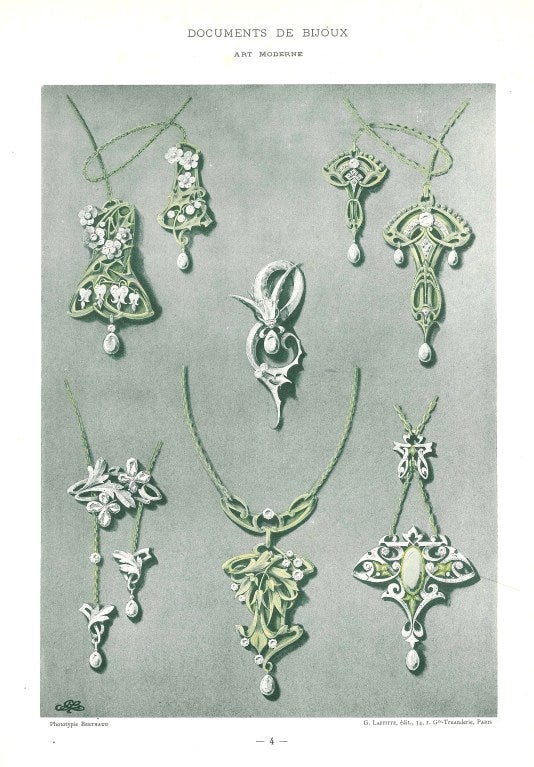 20th Century Documents du Bijou Art Moderne