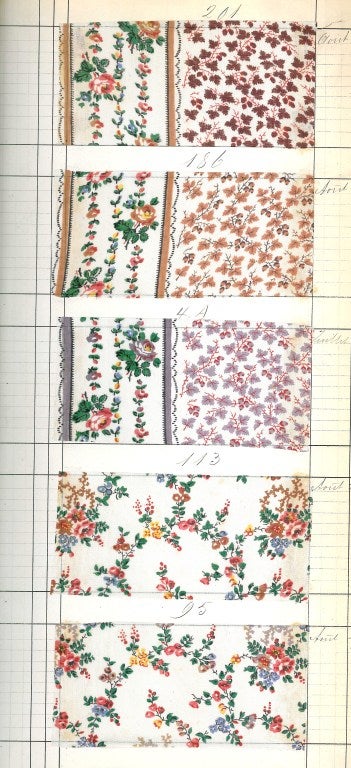 Printed Cotton Fabric Swatch/Sample Book