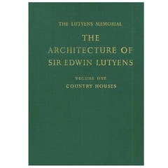 Vintage "The Architecture of Sir Edwin Lutyens" Books, The Lutyens Memorial Volumes