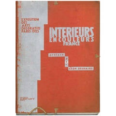 "Interieurs en Couleurs France, Exposition des Arts Decoratifs 1925 Folio," Book 3
