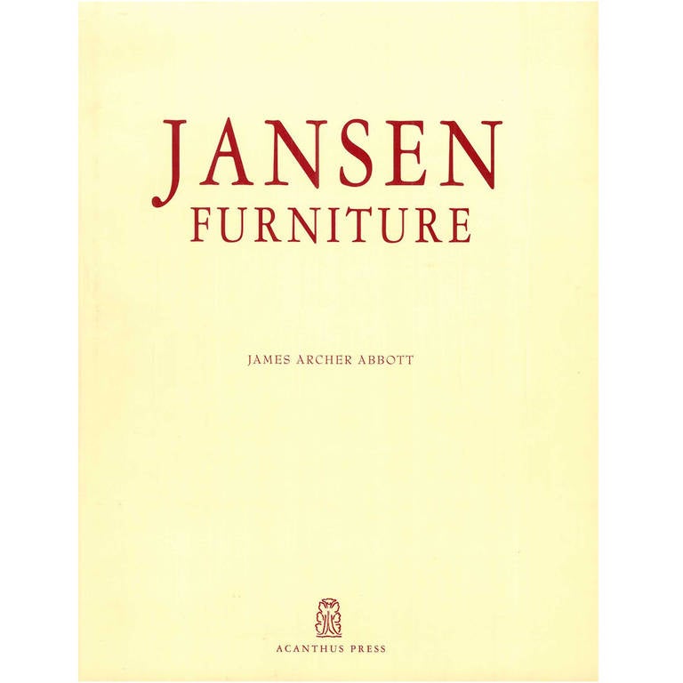 "Jansen Furniture, " by James Archer Abbott at 1stDibs