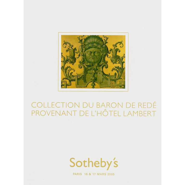 Baron De Rede Collection - Sotheby's Sale Catalogue