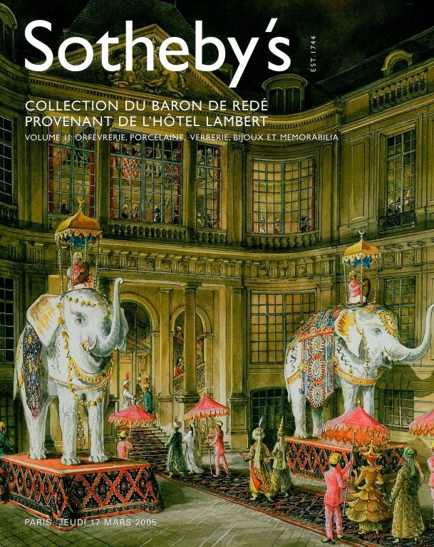 Baron De Rede Collection - Sotheby's Sale Catalogue 2