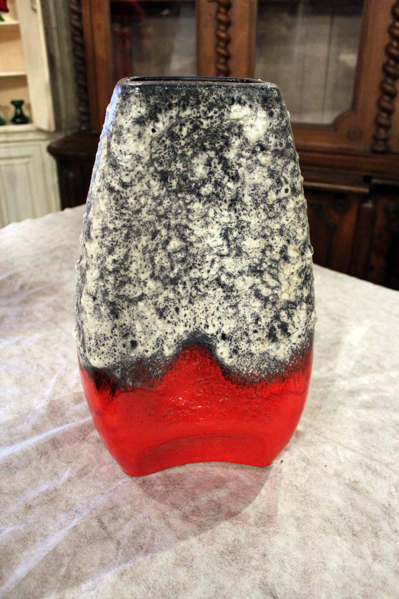 German Large Lava Vase