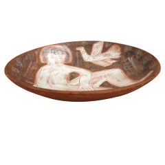French Cueille Vallauris Bowl