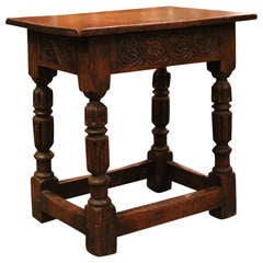 English Oak Joint Stool
