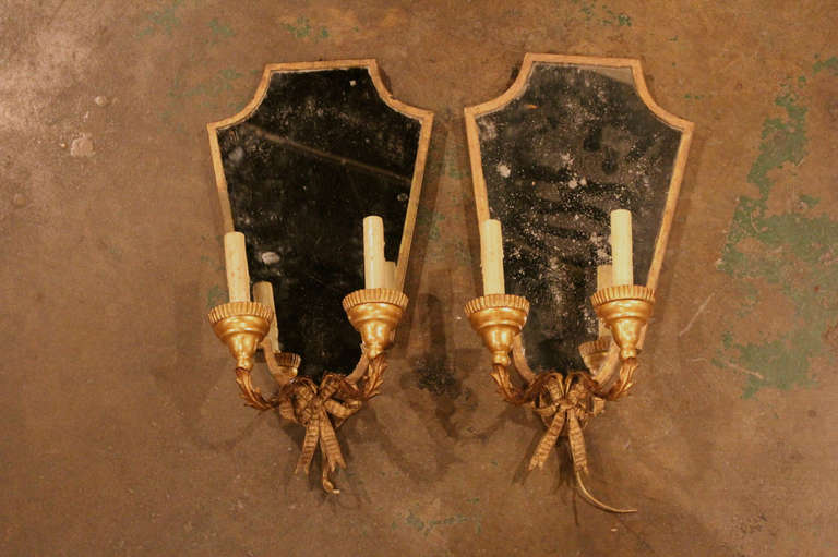 Italian Sconces In Good Condition For Sale In High Point, NC