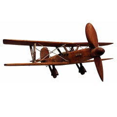 Antique English Airplane Model
