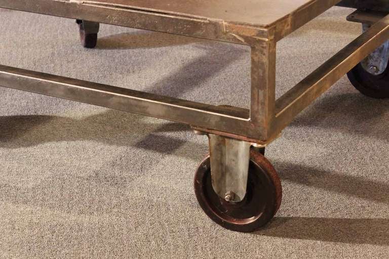 19th Century English Industrial Table For Sale