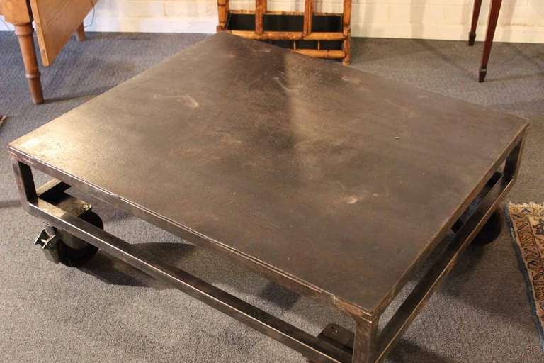 English Industrial Table In Good Condition For Sale In High Point, NC